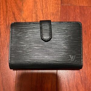 Louis Vuitton Black Epi wallet